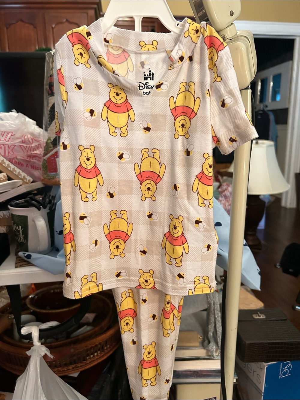 Disney Winnie the Pooh Two-Piece Pajama Set - Infant size 12 months EUC